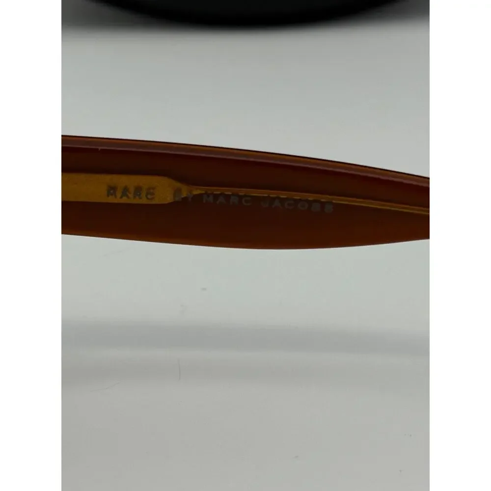 Marc by Marc Jacobs Dark Brown Navigator Goggle Sunglasses Case OUY902 MMJ 019/S